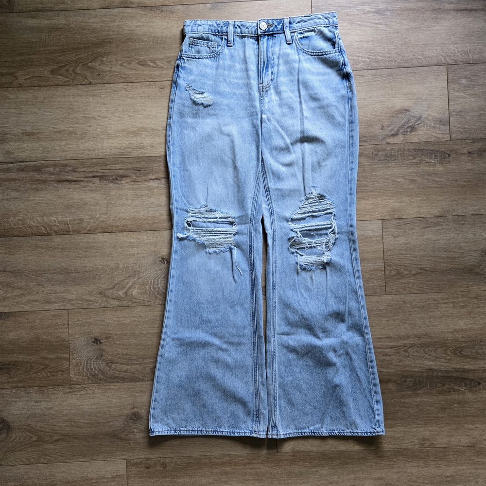 SO Juniors Blue Flare Wide Leg Jeans